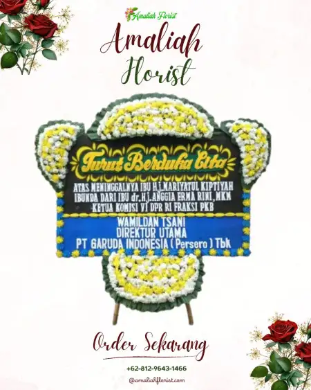 Papan Bunga Duka Waliwis